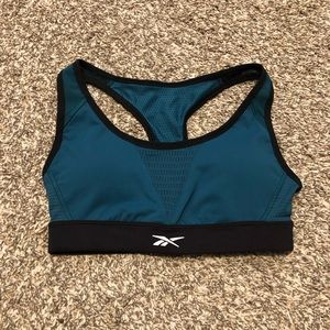 Reebok Turquoise Hero Racer Sports Bra